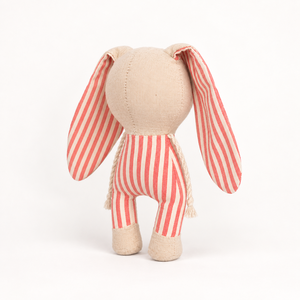 Conejo de Peluche de Algodón a Rayas, Juguete de Peluche Súper Suave, Muñeco de Peluche con Orejas Largas, Accesorios para la Habitación de los Niños, Regalo - Product Image 4