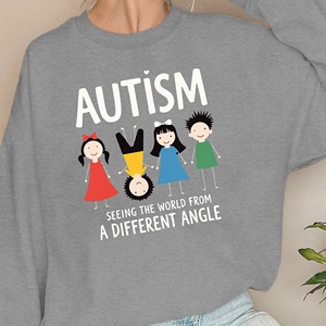 เสื้อสเวตเตอร์ผู้หญิงออทิสติกมองเห็นโลกแตกต่างกัน - Product Image 2