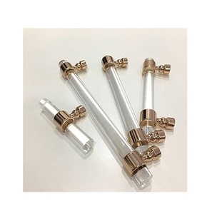 Home kitchen Door Acrylic Brass Door Handle Handmade Product Luxury Acrylic Home Furniture Handle Cabinet Handles <b>Drawer</b> <b>Pulls</b> - Product Image 5