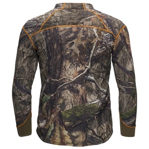 Men's Camouflage Long Sleeve Hunting Shirt Breathable Soft <b>Shell</b> Full Zip Top Autumn Wear - Product Image 4