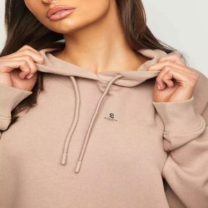 <b>Women</b> Casual Oversized Solid Hoodie Tracksuit Soft Fleece <b>Sweatpants</b> Comfortable Two Piece for Set Cotton Blend Fabric 2026 - Product Image 4