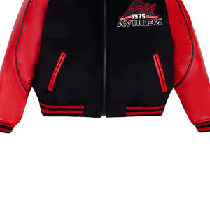 Veste en cuir pour homme Avirex de qualité supérieure, meilleur prix, veste d'hiver, cuir véritable, coupe-vent, imperméable, teinture unie, toutes tailles disponibles - Product Image 5