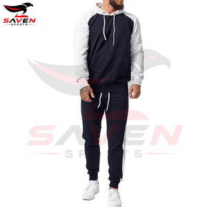 Chándal Deportivo para Hombre, Estilo Pullover, Azul y Blanco en Contraste, Corte Regular, Manga Larga, Superventas - Product Image 4