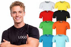 T-shirt de sport personnalisé 100 % coton, coupe classique, manches courtes, léger, séchage rapide, respirant, écologique, anti-UV, imprimé, pour la course et le fitness - Product Image 5