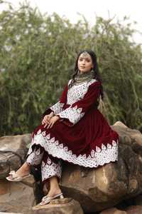 Vestido de novia afgano de estilo étnico, vestido de novia afgano hecho a mano, vestido afgano Kuchi al mejor precio - Product Image 4