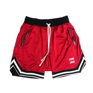 Shorts de sport pour homme en toile de coton 100% respirants et à séchage rapide, longueur genou, pour la musculation et la course à pied - Product Image 6