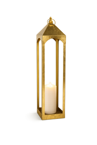 Modern Gold Metal <b>Lantern</b> Candle Holders with Glass <b>Hurricane</b> Inserts Decorative Tabletop Centerpiece for Home Wedding Party - Product Image 3