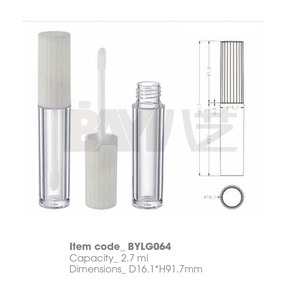 Envase de Lujo Redondo y Brillante para Brillo Labial y Aceite Labial, para Productos de Maquillaje Líquido - Product Image 1