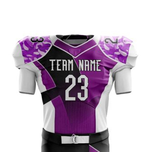Uniforme de Fútbol Americano Personalizable para Hombre Adulto, Conjunto de Manga Corta, Transpirable, de Poliéster Antibacteriano, Ropa Deportiva Personalizada para Equipo - Product Image 4