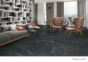 Azulejos de porcelana premium con acabado metálico 60x120cm 600x1200mm tamaño 24x48 para paredes y suelos interiores modernos - Product Image 3