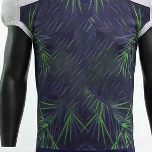 Camiseta Deportiva de Fútbol Americano de Manga Corta, Transpirable, Sublimada, al por Mayor, Personalizada con el Logotipo del Equipo - Product Image 5