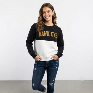 Ensemble sweat-shirt à capuche et pantalon pour femme HAWK EYE SPORTS, automne/hiver, 100% coton molletonné, style streetwear, personnalisable - Product Image 1