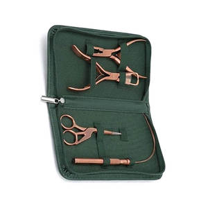 Kit d'extension capillaire professionnel en acier inoxydable de qualité supérieure avec micro-liens en plastique à maintien renforcé, outils et pinces de pose - Product Image 4