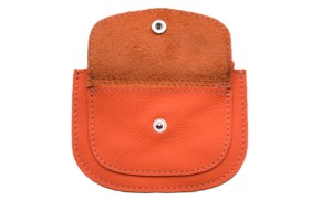 Portefeuille en cuir tanné végétal, porte-monnaie, portefeuille cousu à la main - Product Image 2