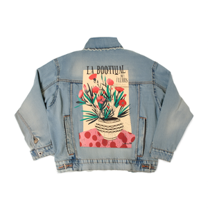 Nouvelle Arrivée Veste en Jean Hiver Femme Dernière Mode Design Imprimé Unique Manches Longues Vêtements Lavés Vente en Gros Grande Quantité - Product Image 3