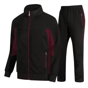 Conjuntos Deportivos Casuales para Hombre de Alta Calidad al por Mayor, Conjuntos de Sudadera con Cierre Completo que Absorben la Humedad - Product Image 1