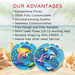 Uv in phù hiệu kim loại với tùy chỉnh dễ thương động vật thiết kế cho xây dựng thương hiệu - Product Image 5