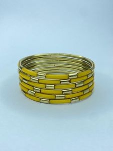 Premium Quality <b>Resin</b> and Brass Bangles for Women Elegant Ethnic Jewelry for Party and Gift Use Available At Best Market Price - Product Image 1
