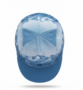 Breathable Printed Sport <b>Cap</b> With <b>Mountain</b> Flower Design Unisex Sport Hat For Spring Summer Outdoor Activities Casual Style - Product Image 4