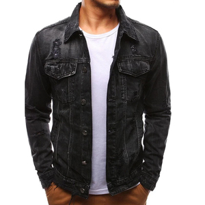 Reasonable <b>Top</b> Selling Men's Lightweight Custom Made Jeans Jackets Breathable Knitted Winter In Different Colors Jacket For Man - Product Image 5