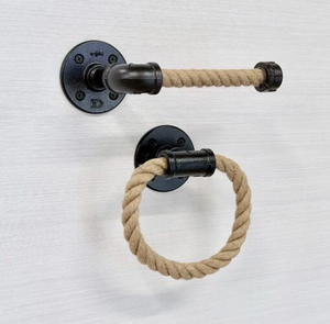 <b>Rope</b> <b>Toilet</b> Paper Hanger Towel Rack for Home Kitchen Wall Storage Bathroom <b>Toilet</b> Paper <b>Holder</b> Customized Sale - Product Image 4