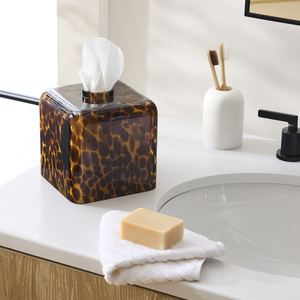 Boîte à mouchoirs multifonctionnelle vintage en résine, fabrication artisanale, prix abordable, provenance fabricant indien. - Product Image 3