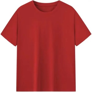 Camiseta de Trabajo Personalizable 2025 de Algodón Puro, Manga Corta, Cuello Redondo, con Logotipo Cultural, Apta para Comercio Transfronterizo, Tallas Grandes para Hombre - Product Image 1