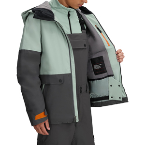 Chaqueta de Esquí Acolchada con Capucha, Ligera y Resistente al Viento para Hombre, para Actividades al Aire Libre en Invierno, Pesca, Caza, Camping y Escalada - Product Image 4