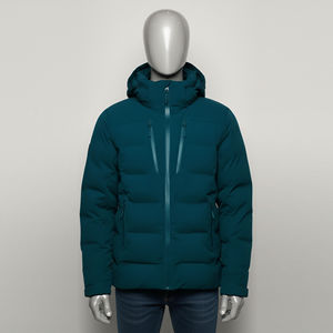 2026 Latest Designs High Quality Winter Men <b>Fleece</b> Jacket Stand Collar Waterproof Embroidery Front Wholesale Price Bamboo Lining - Product Image 1