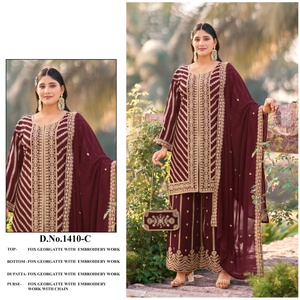 Elegante traje Sharara para mujer, ideal para cualquier ocasión como bodas o festivales. Compre directamente del proveedor a precio de mayoreo. - Product Image 2