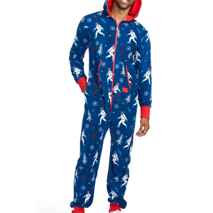 Unisex Custom Cotton Jumpsuit with Hood <b>Men</b> and Women's Casual One Piece <b>Pajamas</b> Lounge Wear Onesie Suit Fleece <b>for</b> Onesies - Product Image 1
