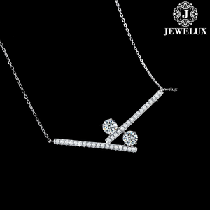 Jewelux Luxury Iced Charms Gold Plated 925 <b>Silver</b> Freshwater Pearl <b>Cross</b> Shape IGI Certified Hip Hop Jewelry Statement Piece - Product Image 1