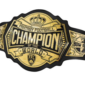 Cinturón de Campeón Mundial de Fútbol de Fantasía, Trofeo Deportivo Personalizable, Título de Ganador de Fútbol de Fantasía FFL Premium - Product Image 2