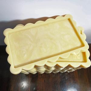 Plateau rectangulaire en époxy, finition polie, empilable, à un seul niveau, compatible lave-vaisselle, pour utilisation sur table - Product Image 4