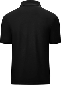 Men's Solid Color Short Sleeve POLO Golf Polo Shirt Quick-Drying Casual Print T-Shirt Lapel Zipper Sweat Absorption Color - Product Image 4