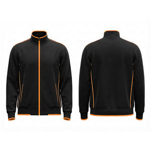 Veste légère à fermeture éclair intégrale imprimée par sublimation pour une chaleur respirante et un séchage rapide |   Tailles Hommes Femmes Jeunes |   Veste d'entraînement - Product Image 4