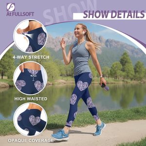 Women's High Waist Seamless Sports Leggings Elastic Waist Closure <b>Tummy</b> <b>Control</b> Yoga Pants for Gym Fitness Solid Fitness Wear - Product Image 4