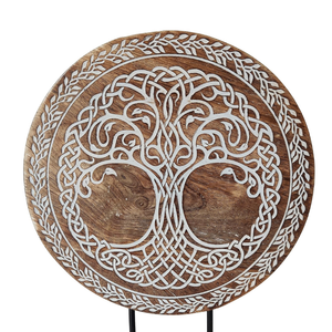 Décoration de table en bois sculpté et gravé, sculpture de table, décoration d'intérieur, décoration de table pour salon, chambre, bureau, bureau à domicile - Product Image 4