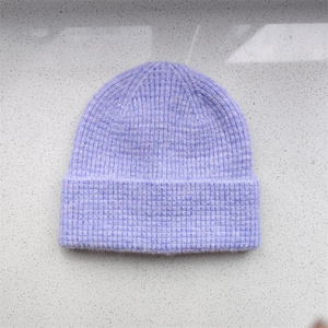Latest High Quality Customizable Single Layer Knitted Acrylic Beanie Design Your Own <b>Winter</b> Hat - Product Image 3