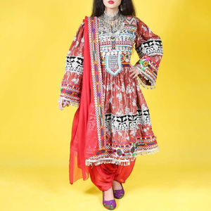 Último Diseño, Vestido Afgano Kutchi Personalizado de Alta Calidad, Encaje, Largo hasta el Suelo, Manga Larga, Mejor Precio, Superventas, Transpirable - Product Image 3