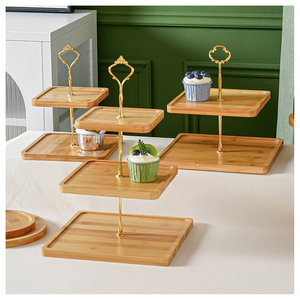 Solid Wooden Cake <b>Stand</b> Polished Wooden Cake <b>Stand</b> Fruit <b>Stand</b> Counter Wedding Party Cake <b>Stand</b> Dessert <b>Display</b> Serving Bakery - Product Image 5