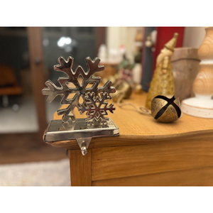 Decorative Snowflake Design <b>Stocking</b> Hook Handicrafts Hanger Handicrafts Christmas Decor Cloth Hook & <b>Stocking</b> <b>Holder</b> Handmade - Product Image 5