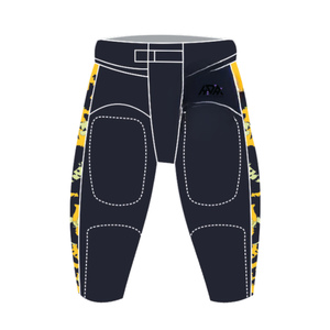 OEM Custom Design Heavyweight Spandex American Football Pants Custom Team Logo Professional Football Pants For Men, Kid Youth - Product Image 2
