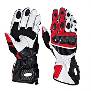 Gants de moto antidérapants à écran tactile, gants de sport en cuir à doigts entiers pour hommes - Product Image 2