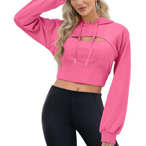 Sweat à capuche décontracté pour homme PIHA SPORTS, en molleton double face, couleur unie, chaud, coupe-vent, respirant, élégant, fermeture éclair, polyester/coton - Product Image 2