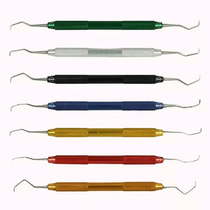 Kit de Curettes Parodontales Gracey DM1504 en Acier Inoxydable, Instruments Dentaires Manuels, Détartreur CE Shuja Surgico - Product Image 5