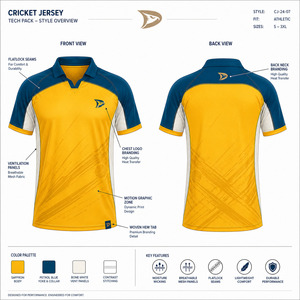 Men Professional Team Jersey Moisture Wicking Polyester Sportswear Uniform for Cricket Club Match Wear - Product Image 6