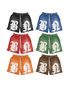 Pantalones Cortos de Algodón Largos para Hombre, Estilo Urbano, Personalizados, Casuales, de Lona Gruesa, con Lavado Ácido, con Cordón, Desgastados y Rotos - Product Image 1