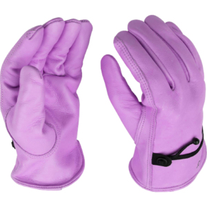 Gants de conduite robustes en cuir pleine fleur pour hommes, avec dragonne réglable, respirants, chauds et épais, polyvalents pour le jardinage - Product Image 2