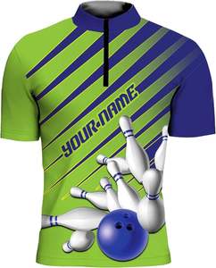 Custom Full Dye Sublimation Best Price Unisex Polo Shirts for <b>Bowling</b> Club - Product Image 5